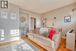 Unit #2's living room. - 