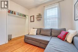 Unit #2's second bedroom, which can easily be used as an office. - 