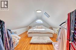 Unit #2's primary bedroom allows room for a king-sized bed and views of the escarpment. - 