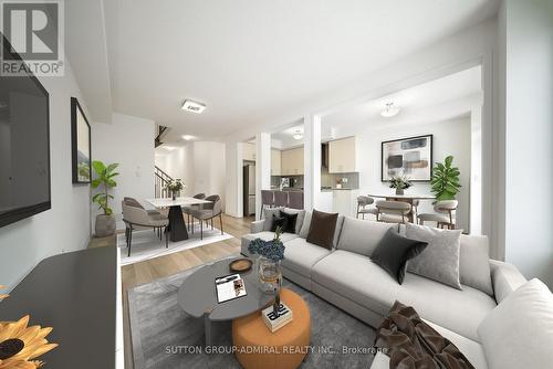 This photo has been virtually staged. - 217 Bennett Street, Newmarket, ON - Indoor Photo Showing Living Room