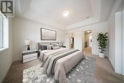 This photo has been virtually staged. - 217 Bennett Street, Newmarket, ON - Indoor Photo Showing Bedroom