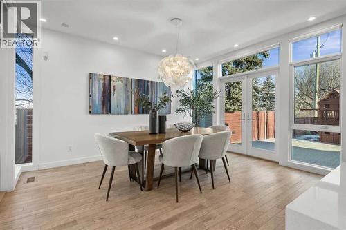 3216 5 Street Nw, Calgary, AB - Indoor Photo Showing Dining Room