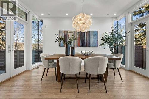 3216 5 Street Nw, Calgary, AB - Indoor Photo Showing Dining Room