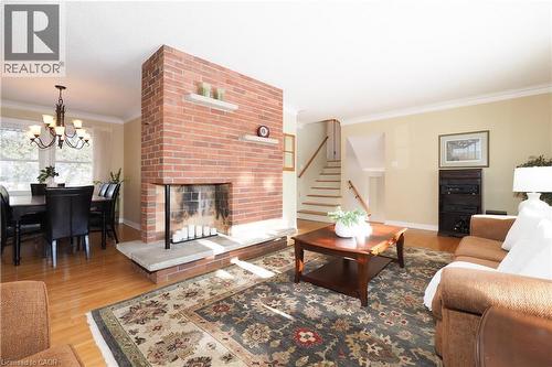 249 Murdock Avenue, Waterloo, ON - Indoor Photo Showing Living Room With Fireplace