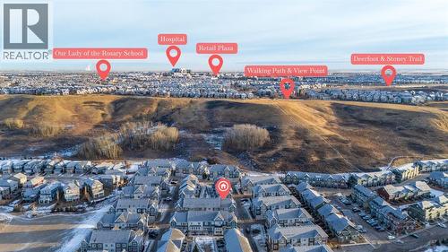 Amenities Nearby - 623 Cranbrook Walk Se, Calgary, AB - Outdoor With View