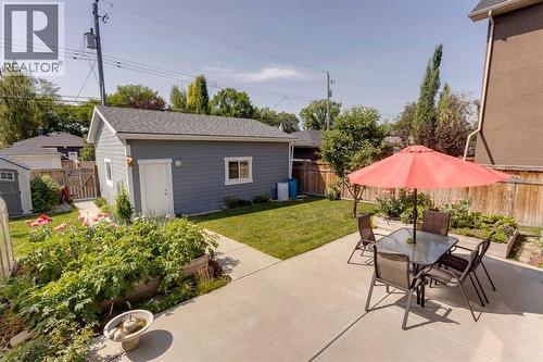 Summer Photo Facing Backyard - 417 29 Avenue Nw, Calgary, AB - Outdoor With Exterior