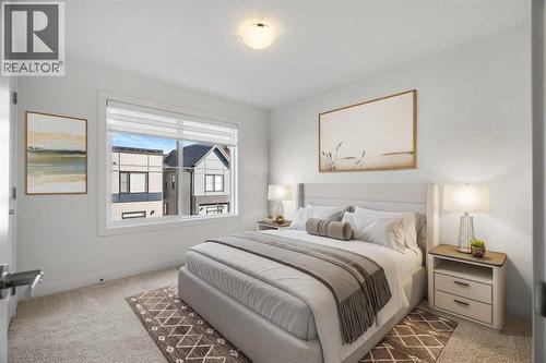302, 550 Seton Circle Se, Calgary, AB - Indoor Photo Showing Bedroom