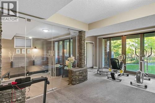 Pool Room/Exercise Area - 41 Evergreen Mount Sw, Calgary, AB - Indoor Photo Showing Gym Room