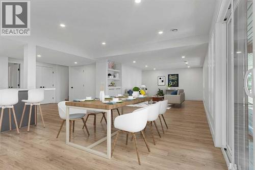 BASEMENT - 340 West Chestermere Drive, Chestermere, AB - Indoor Photo Showing Dining Room