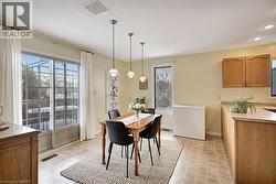 Dining area with baseboards and recessed lighting - 