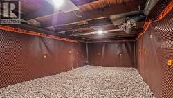 View of unfinished below grade crawlspace - 