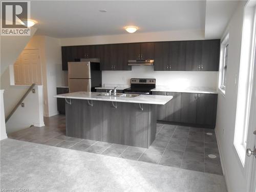 15 Outlook Terrace, Kitchener, ON - Indoor Photo Showing Kitchen With Double Sink