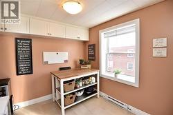 Eat in Kitchen with extra upper storage cabinets - 