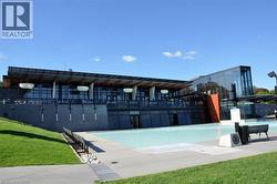Spencer's Restaurant. The Burlington Rotary Centennial Pond becomes an Outdoor rink in the winter! - 