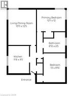 790 sq ft Bright Corner Unit on the Third Floor - 