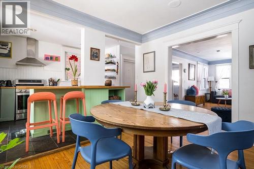 44 Cline Avenue N, Hamilton, ON - Indoor Photo Showing Dining Room