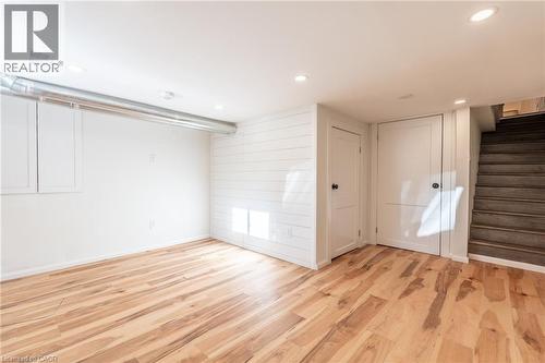 The second bedroom features a closet, and pot lights on a dimmer switch. - 388 Charlton Avenue W, Hamilton, ON - Indoor Photo Showing Other Room