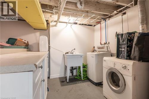 Both units have their own private in-suite laundry. - 388 Charlton Avenue W, Hamilton, ON - Indoor Photo Showing Laundry Room