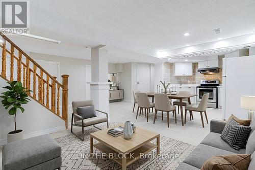 Virtual Staging - 409 Silverthorne Crescent, Mississauga, ON - Indoor Photo Showing Living Room