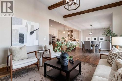 687 Cranston Avenue Se, Calgary, AB - Indoor Photo Showing Living Room