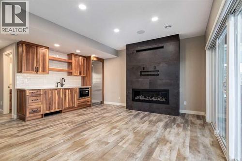 687 Cranston Avenue Se, Calgary, AB - Indoor With Fireplace