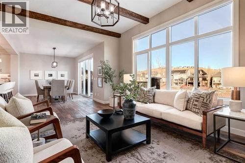 687 Cranston Avenue Se, Calgary, AB - Indoor Photo Showing Living Room