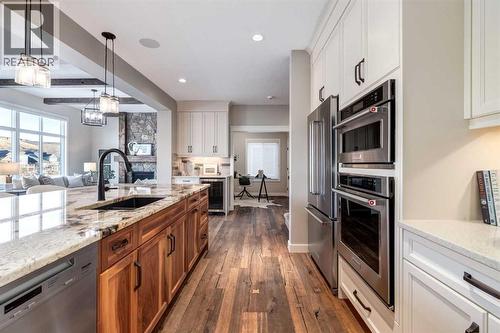 687 Cranston Avenue Se, Calgary, AB - Indoor Photo Showing Kitchen With Stainless Steel Kitchen With Upgraded Kitchen