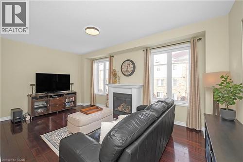 3897 Quiet Creek Drive, Mississauga, ON - Indoor Photo Showing Living Room With Fireplace