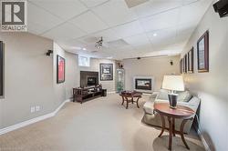Partially Finished basement - rec room space - 
