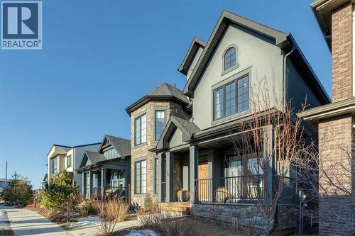 16 Treeline Lane Sw, Calgary, AB - Outdoor With Deck Patio Veranda With Facade