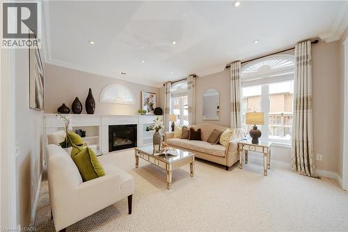 165 Alison Crescent, Oakville, ON - Indoor Photo Showing Living Room With Fireplace