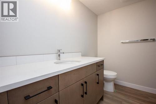 Photos and renderings are examples from a similar home built previously and do not necessarily reflect finished and colours used in this home - 37 Terra Close, Red Deer, AB - Indoor Photo Showing Bathroom