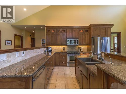 6308 Ash Road, Wasa, BC - Indoor Photo Showing Kitchen With Double Sink With Upgraded Kitchen