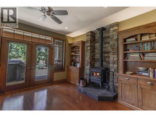 6308 Ash Road, Wasa, BC - Indoor Photo Showing Other Room With Fireplace