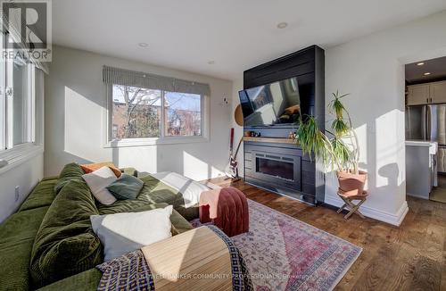 60 Alpine Avenue, Hamilton, ON - Indoor Photo Showing Living Room With Fireplace