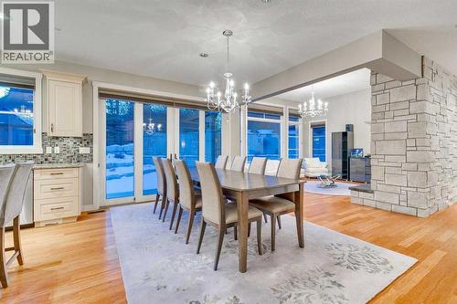 215 Patton Court Sw, Calgary, AB - Indoor Photo Showing Dining Room