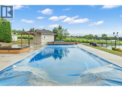 1720 Morrison Road, Kelowna, BC - Outdoor With In Ground Pool With View