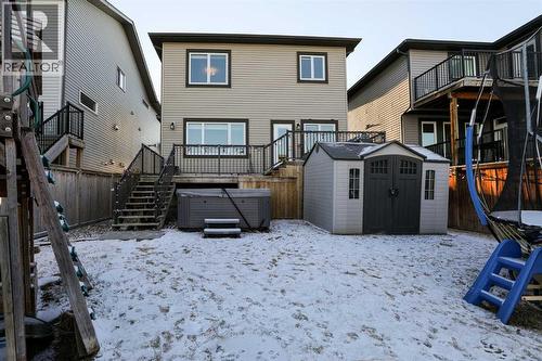 711 Moonlight Crescent W, Lethbridge, AB - Outdoor With Deck Patio Veranda