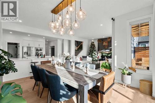 116 Ranchers View, Okotoks, AB - Indoor Photo Showing Dining Room