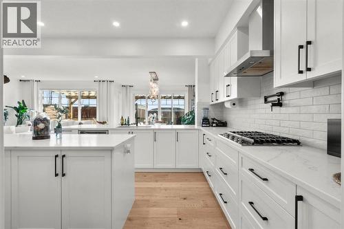 116 Ranchers View, Okotoks, AB - Indoor Photo Showing Kitchen With Upgraded Kitchen