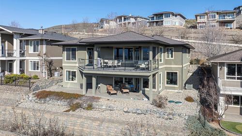 4134 Camelback Way, Vernon, BC - Outdoor With Deck Patio Veranda With Facade