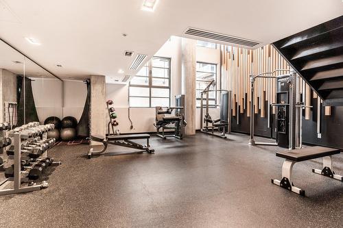 Exercise room - 101-1330 Rue Olier, Montréal (Le Sud-Ouest), QC - Indoor Photo Showing Gym Room