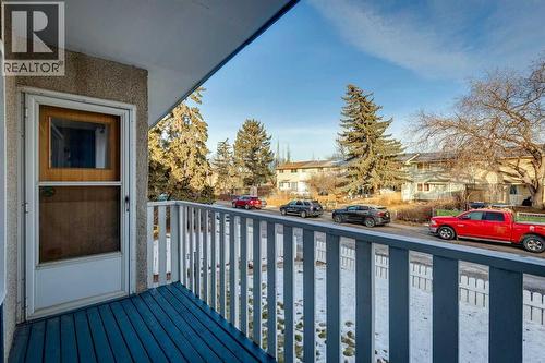 Alternate view from front patio - 23 Dovercliffe Way Se, Calgary, AB - Outdoor With Balcony