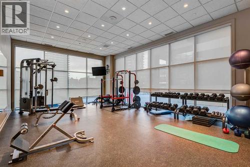 904, 530 12 Avenue Sw, Calgary, AB - Indoor Photo Showing Gym Room