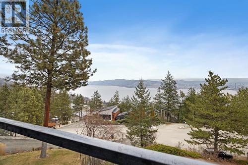 Accessed from the kitchen/dining - 1632 Griffiths Place, West Kelowna, BC - Outdoor With Body Of Water With View