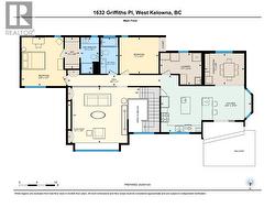 Upper level floor plan - 
