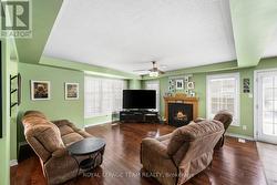 Open Concept Family Room with Hardwood Floors - 