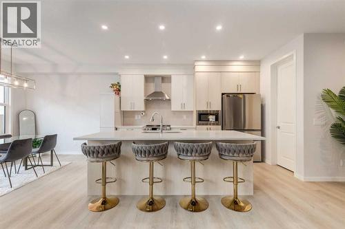 29 Marmot Passage Nw, Calgary, AB - Indoor Photo Showing Kitchen With Stainless Steel Kitchen With Upgraded Kitchen