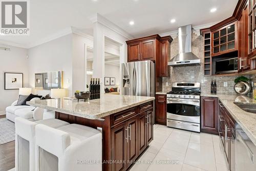 26 Monaco Crescent, Richmond Hill, ON - Indoor Photo Showing Kitchen With Stainless Steel Kitchen With Upgraded Kitchen