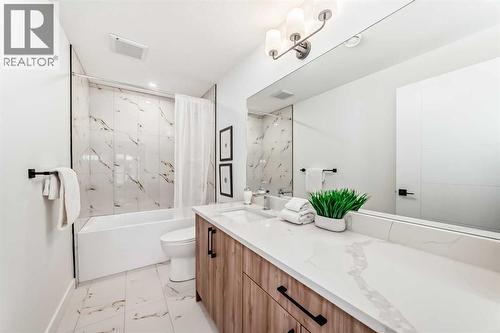 bedroom/office bathroom - 8530 Bowness Road Nw, Calgary, AB - Indoor Photo Showing Bathroom